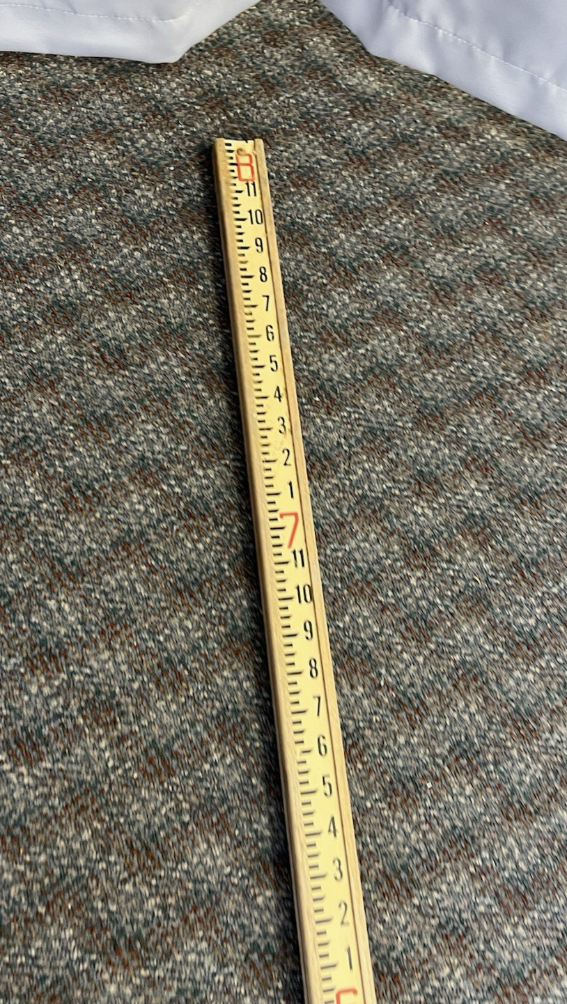 Vintage 8 FT GRADE ROD Survey Measuring Stick Ruler Story Pole industrial decor
