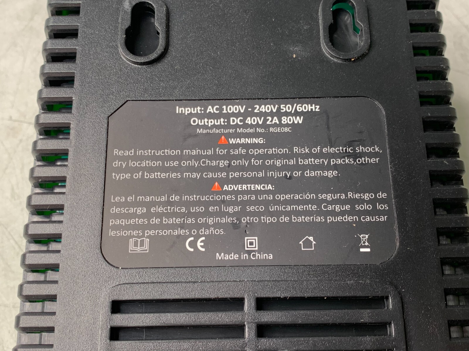 LOT of 2 40V 6.0Ah For Greenworks G-MAX Li-ion Battery w/ Charger