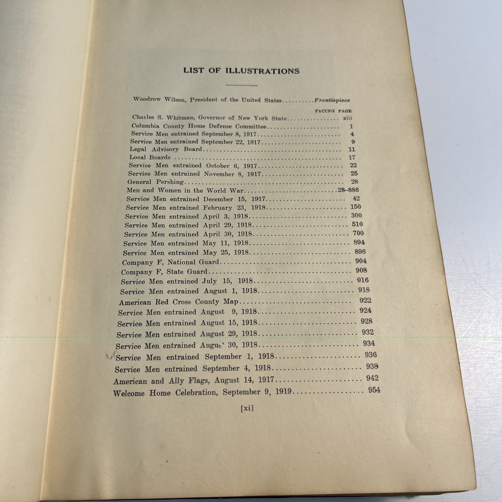 Columbia County in the World War 1924 Home Defense Committee NY WWI History Book