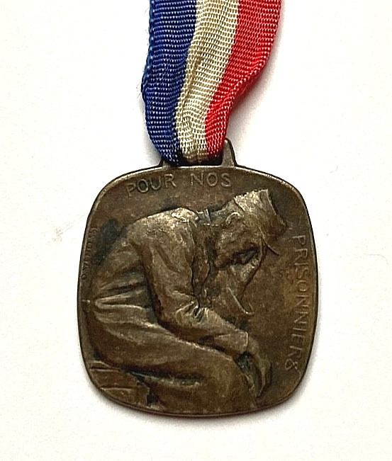 RARE ! WW1 FRENCH PORS NOS PRISONNIERS 1916 (FOR OUR PRISONERS 1916) MEDAL