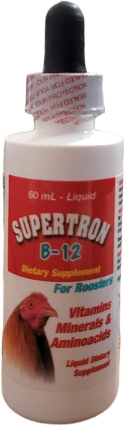 SUPERTRON B-12 EXTRA STRENGTH 6O ML DROPPER FOR ROOSTER/ GALLOS