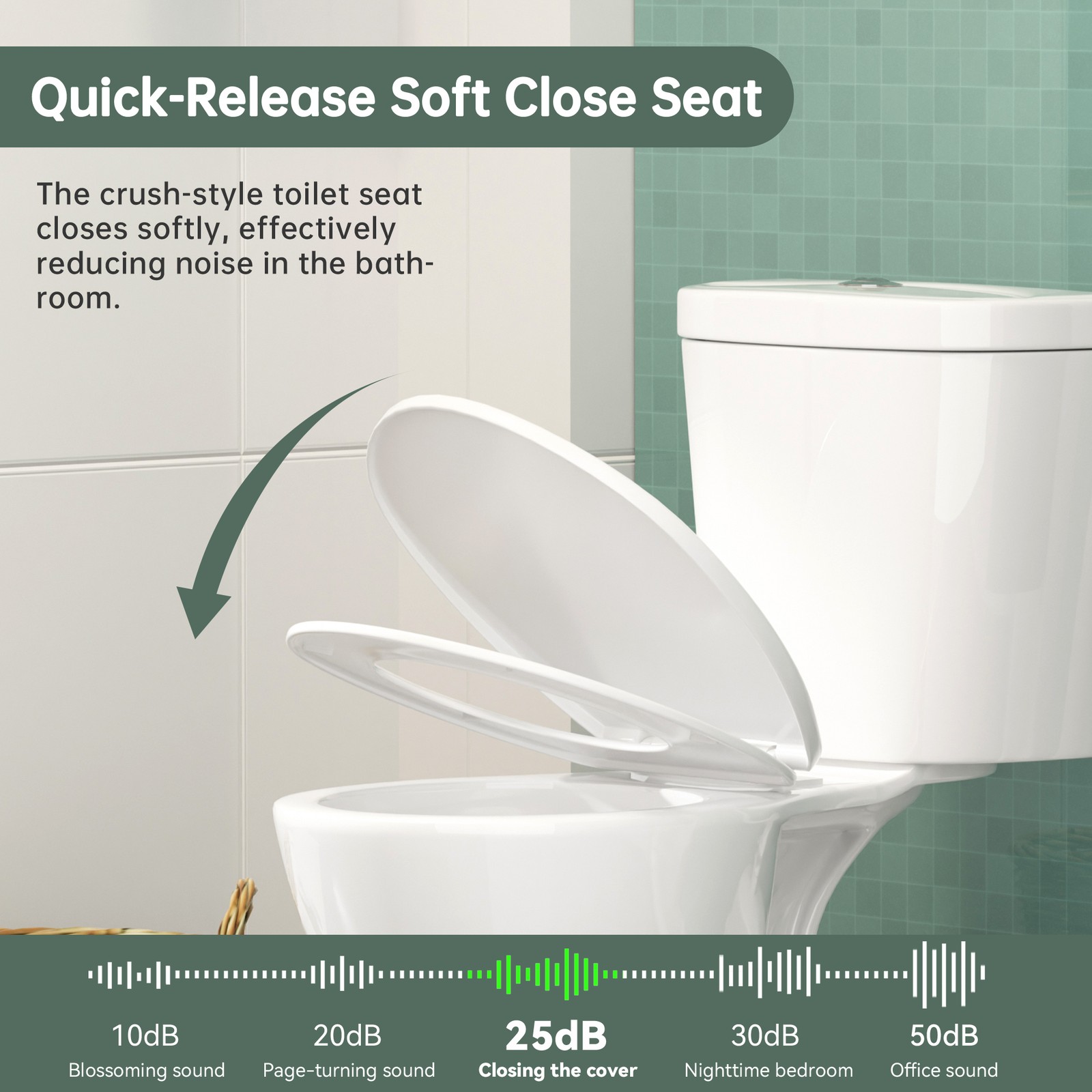 19inch Two Piece Rear Outlet Toilet 1/1.6GPF with Tank Extra Extension Pipe