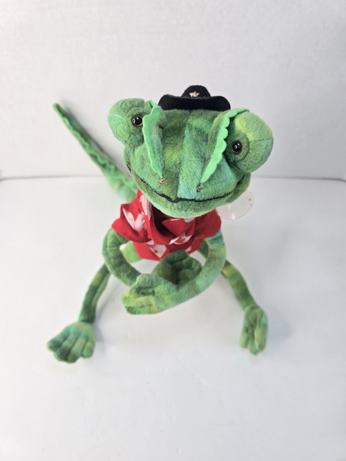 Rare RANGO Movie Johnny Depp Chameleon 18" Bendable Posable Plush Figure Hanger