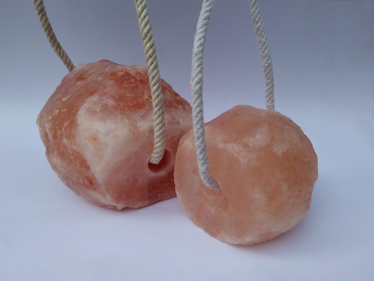 Pack of 2 Himalayan Rock Salt Licks 2 LB Each for Horses - Natural Mineral Block