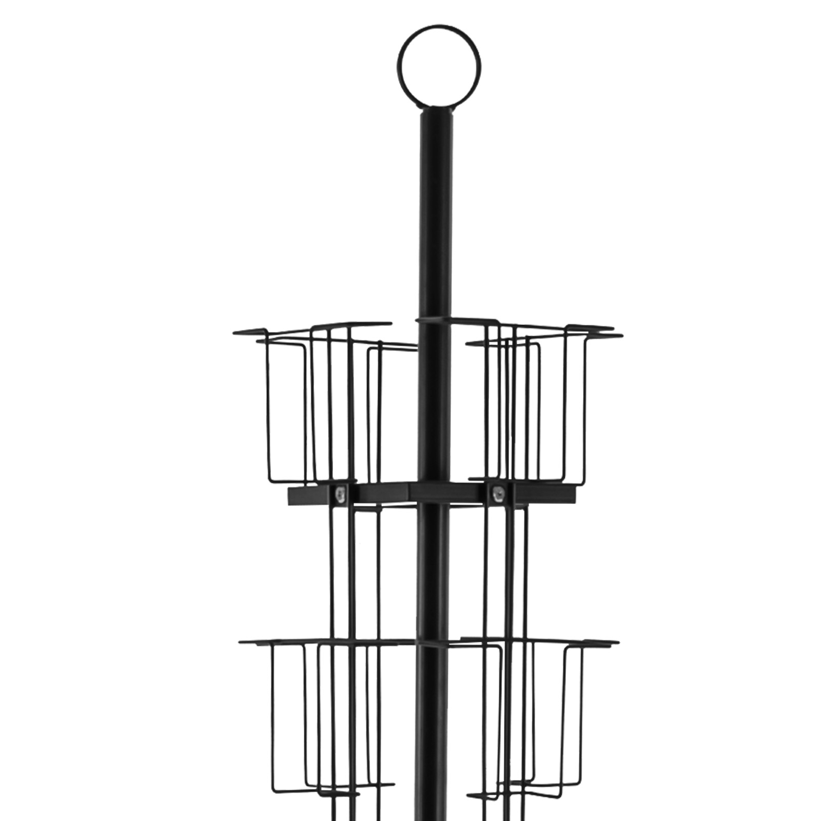 Rotating Greeting Card Rack, Display Stand Spinning, Pocket Rotating Holder