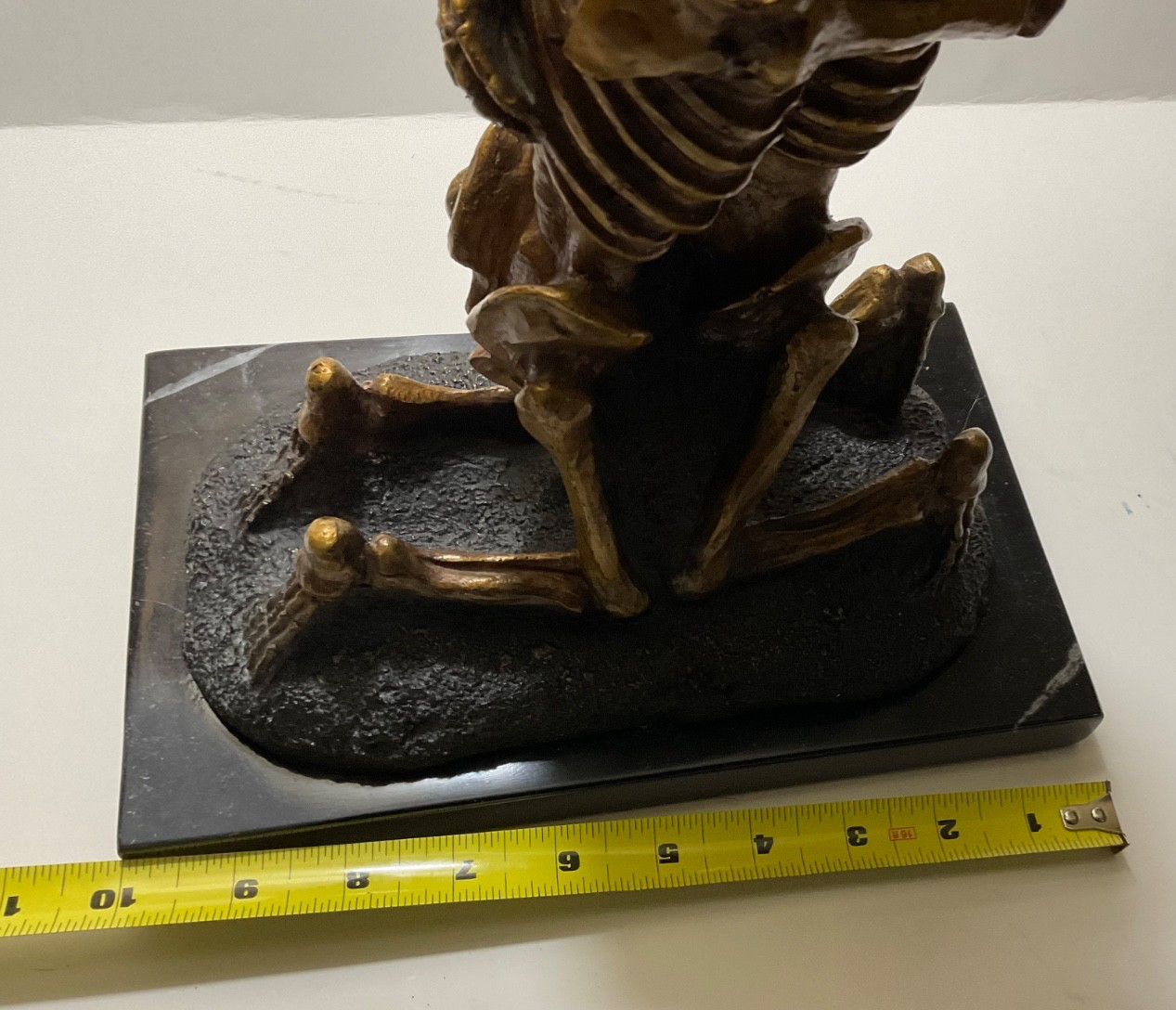 Love Never Dies Gothic Skeleton Marble Cinco de Mayo Decor