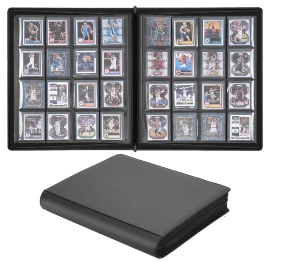 Top Loader Binder 16 Pocket | Trading Card Album 640 Cards Toploader NEW 35-55pt