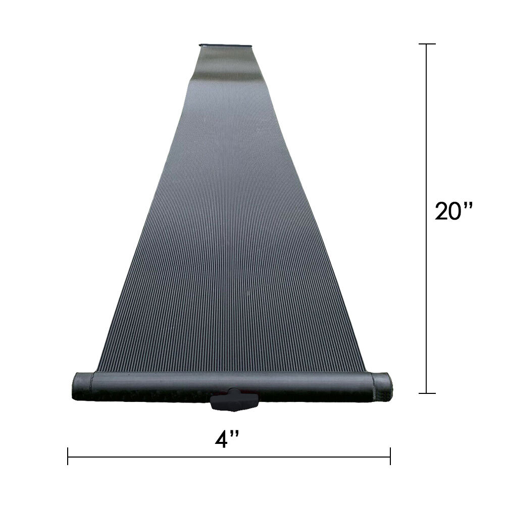 Puri Tech Bulldog Solar Heating System for Above-Ground Pools 4 ft x 20 ft Panel