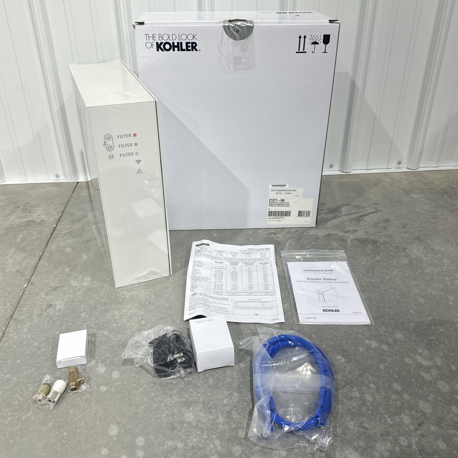 Kohler Aquifer Refine Water Filtration System with Kohler Konnect K-21371-NA