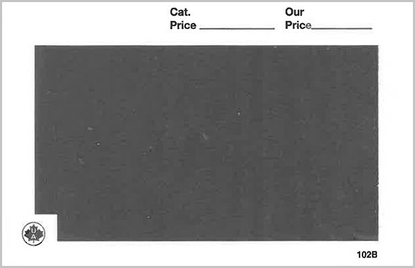 CKStamps : 102 Dealer Cards - Black (Box of 1000),Dimensions: 4 1/4" (W) x 2 3/4