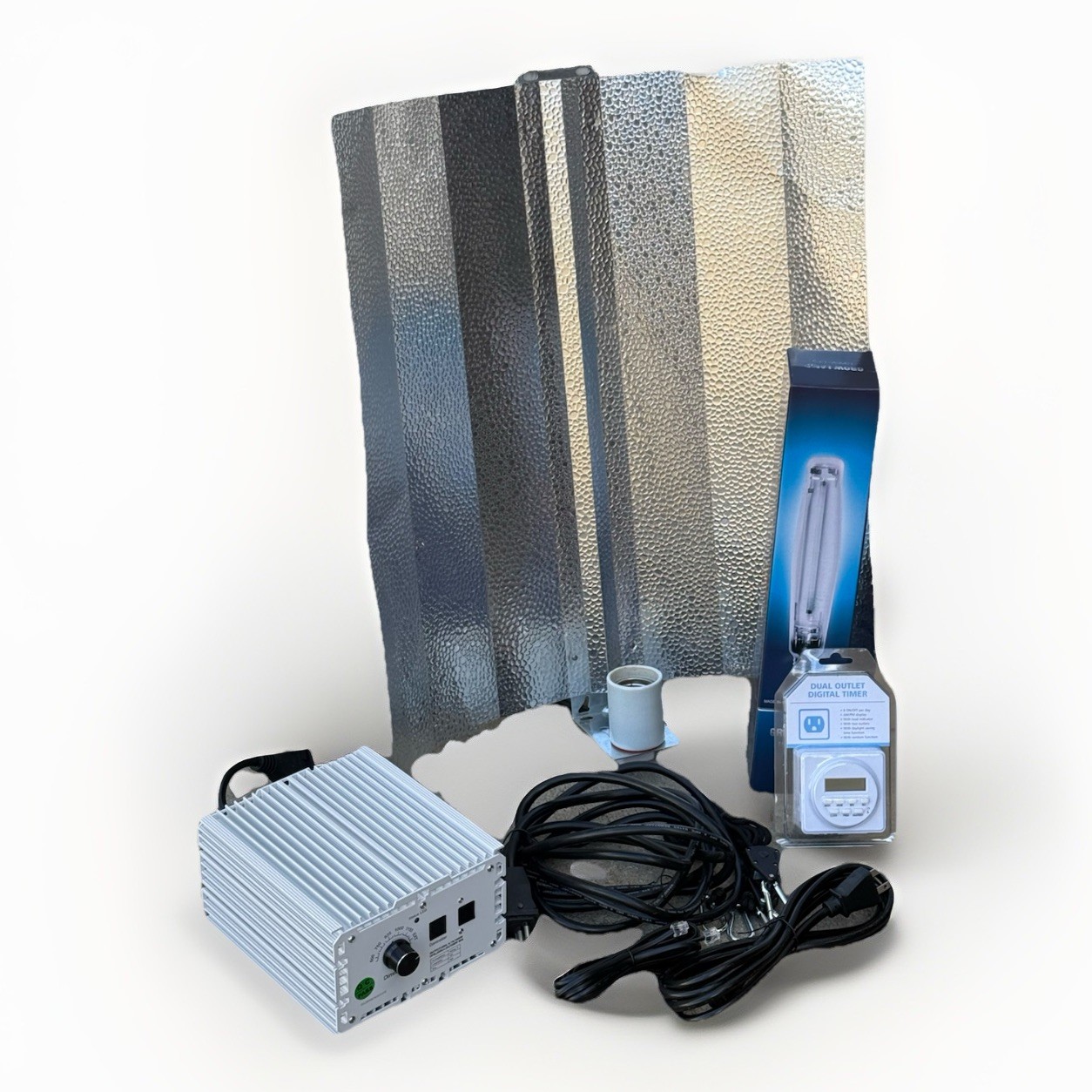 1000W Super Lumen Ballast HPS  Wing Reflector Light Hydroponic Grow Light Kit