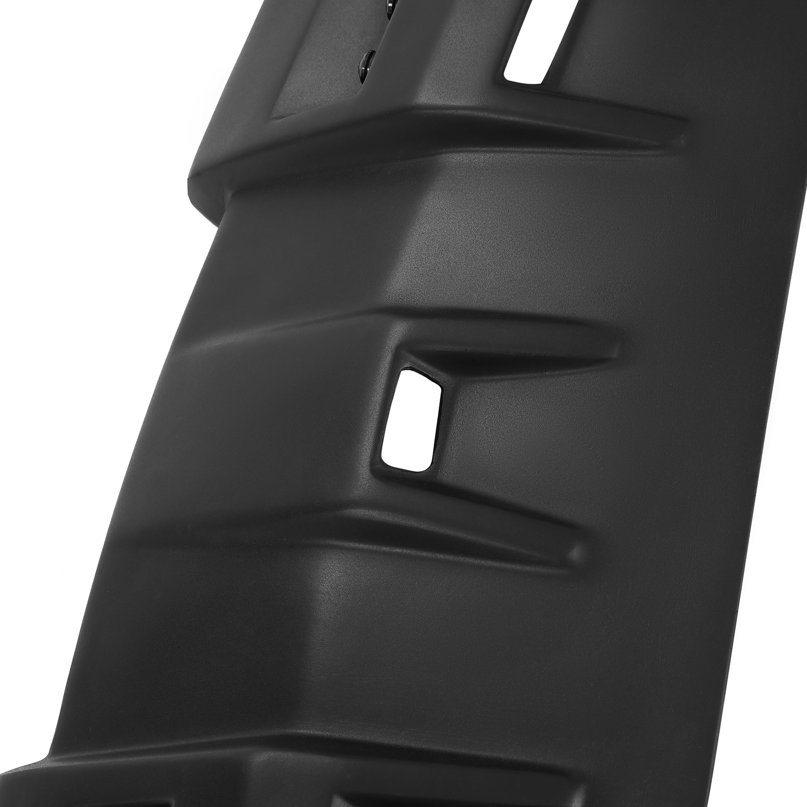 For Hummer H3 Front Upper Fiberglass Sun Visor Roof Painted Black W/LED DRL