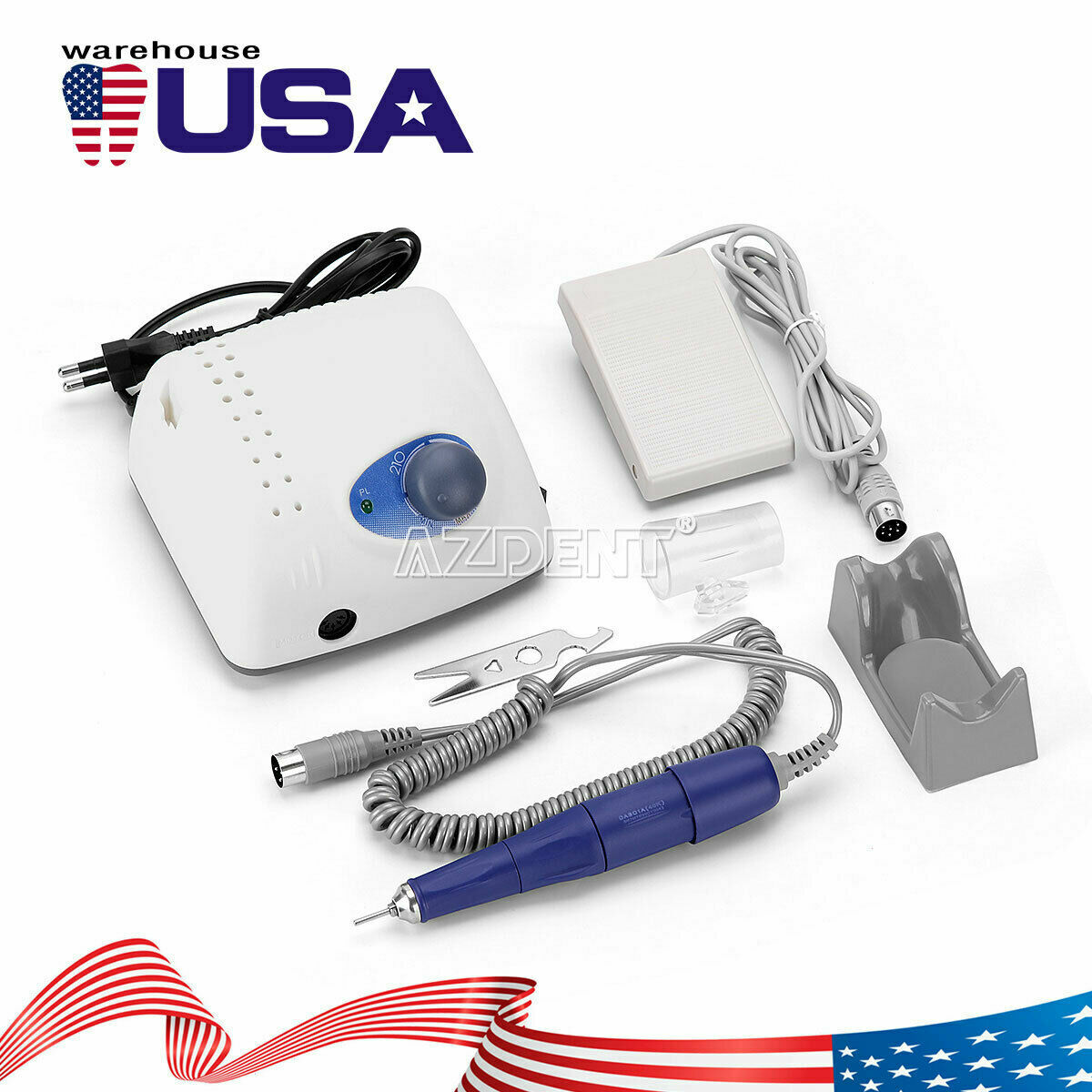 Dental Lab Strong 210/105L Micro Motor High Speed Polishing Handpiece 45K rpm