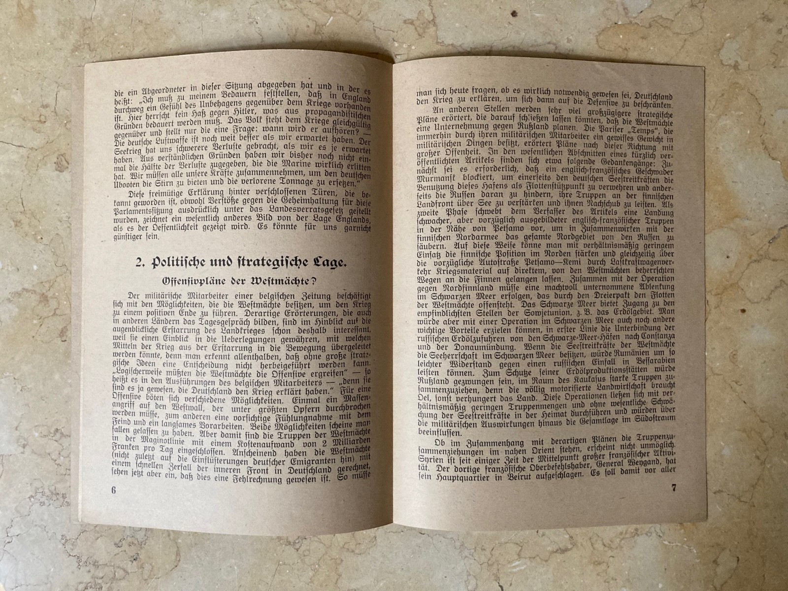 OFFICIAL! WW2 GERMAN MERCHANT NAVY INFO. BOOK FOR MILITARY/POLITICAL ISSUES 1940