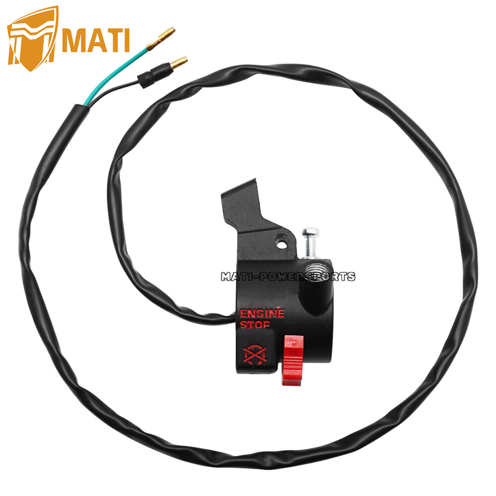 Right Handlebar Kill Start Stop Switch & Brake Lever for Honda CRF50F 2004-2023