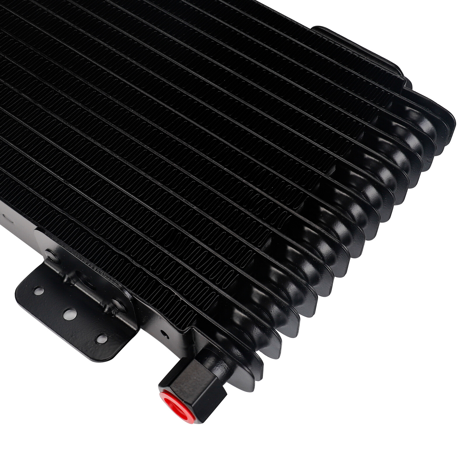 New Automatic Transmission Oil Cooler Max Heavy Duty 40,000 GVW + 6AN Fittings