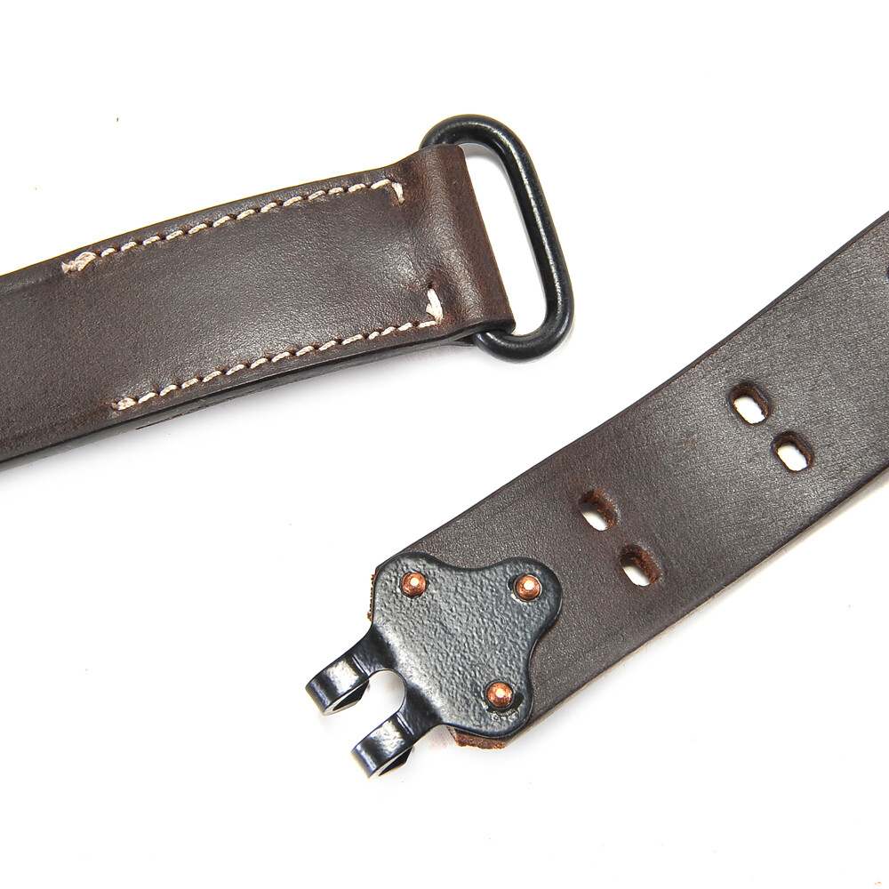 M1907 Premium Oiled Leather Rifle Sling Dated 1944 M1 Garand M1903 Springfield