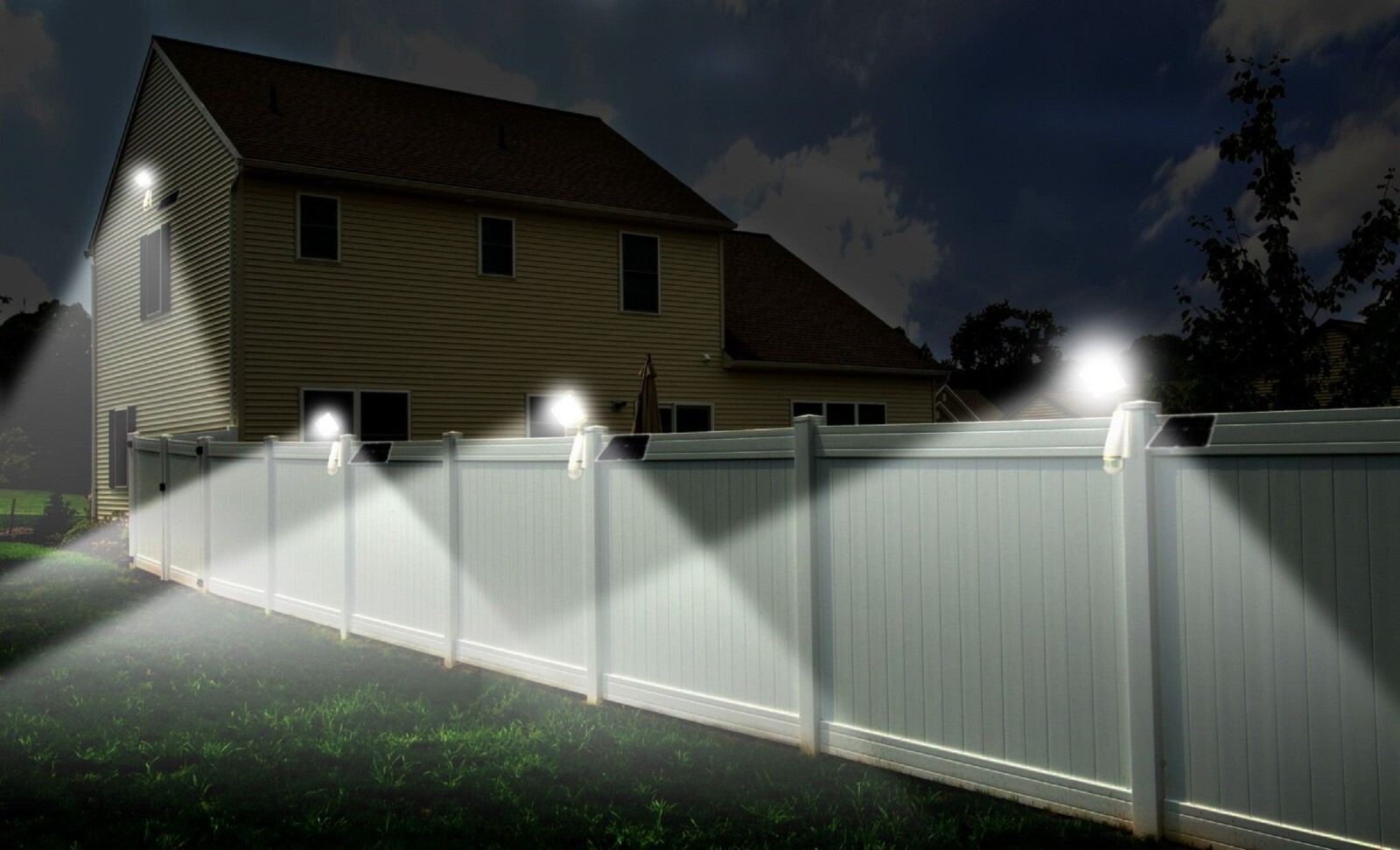 Solar Sensor Smart Dusk to Dawn All Night On Indoor Outdoor Security LED Light