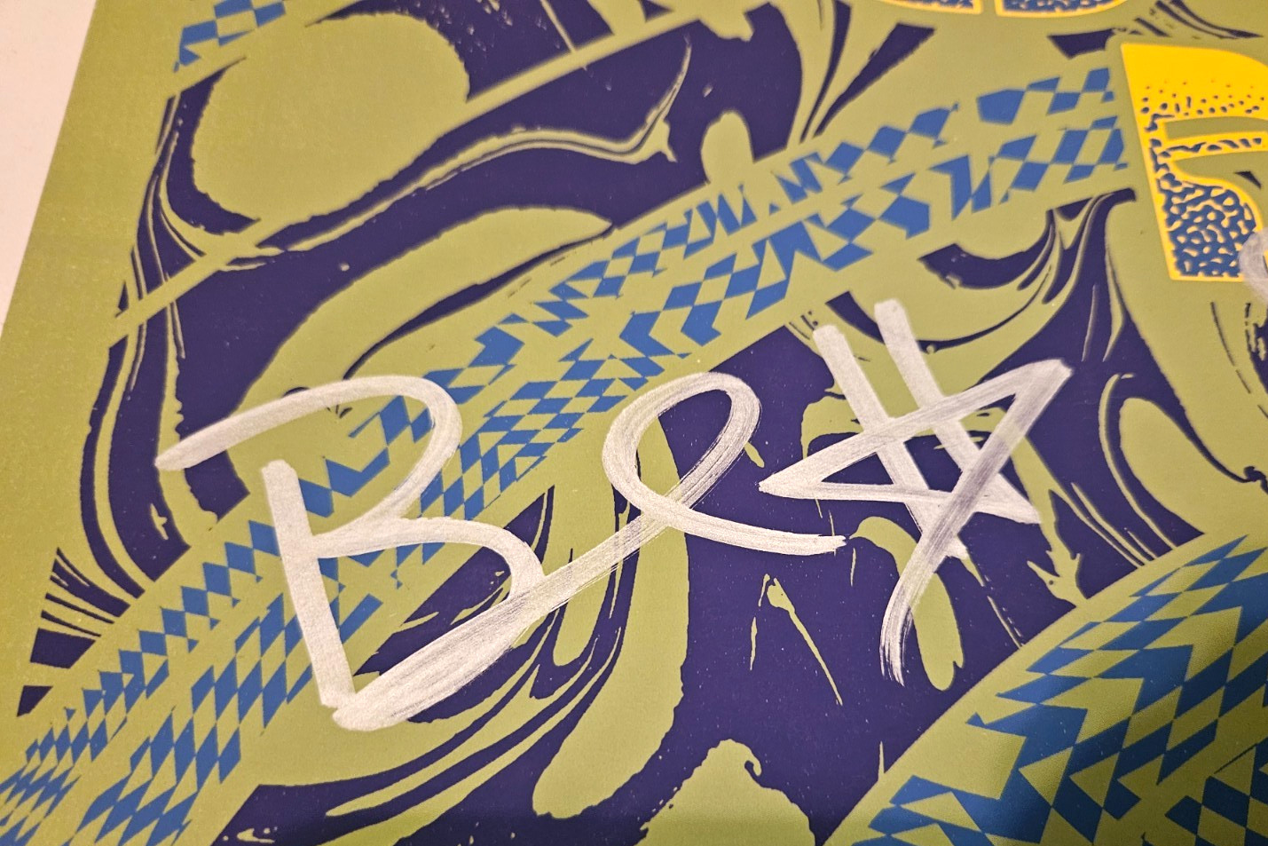 Blues Traveler Band Signed Poster 25th A Tour 2019 #/200 Derek Hatfield NM #C1