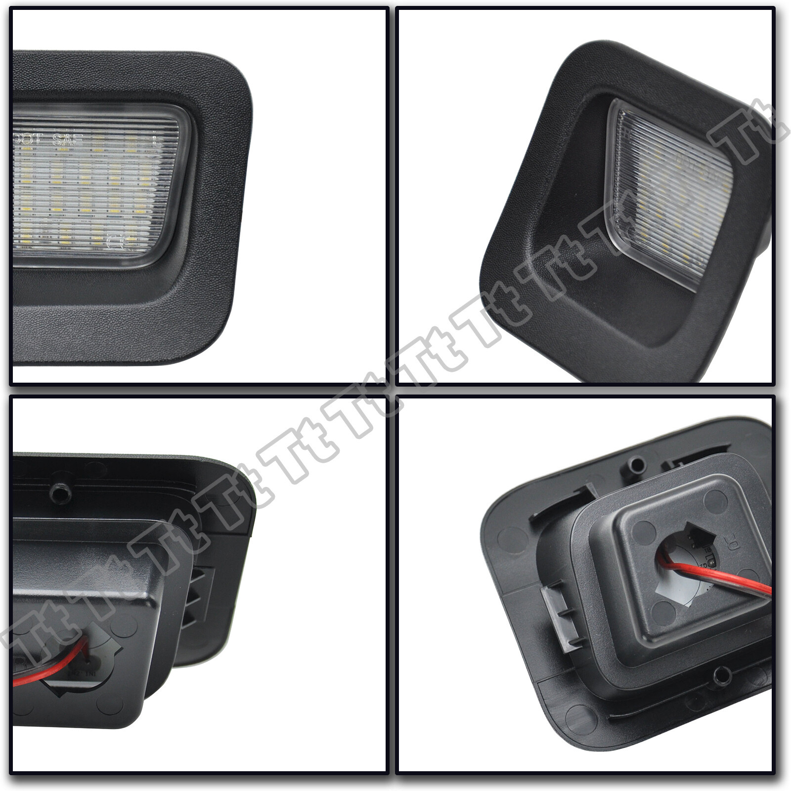 For 2003-2018 Dodge Ram 1500 2500 3500 Rear 38-SMD LED License Plate Lights Lamp