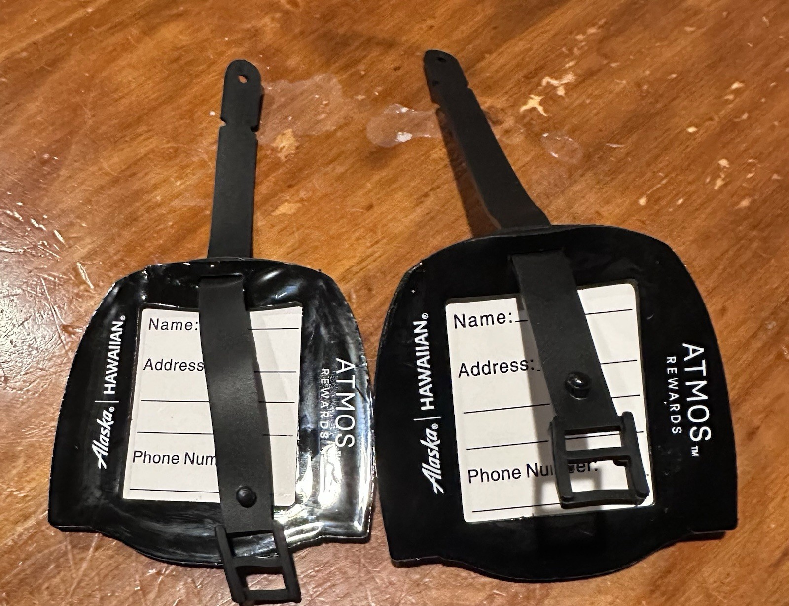 Two 2026 Luggage Tags Seattle Kraken 3rd Jersey 1/25/26 SGA NEW