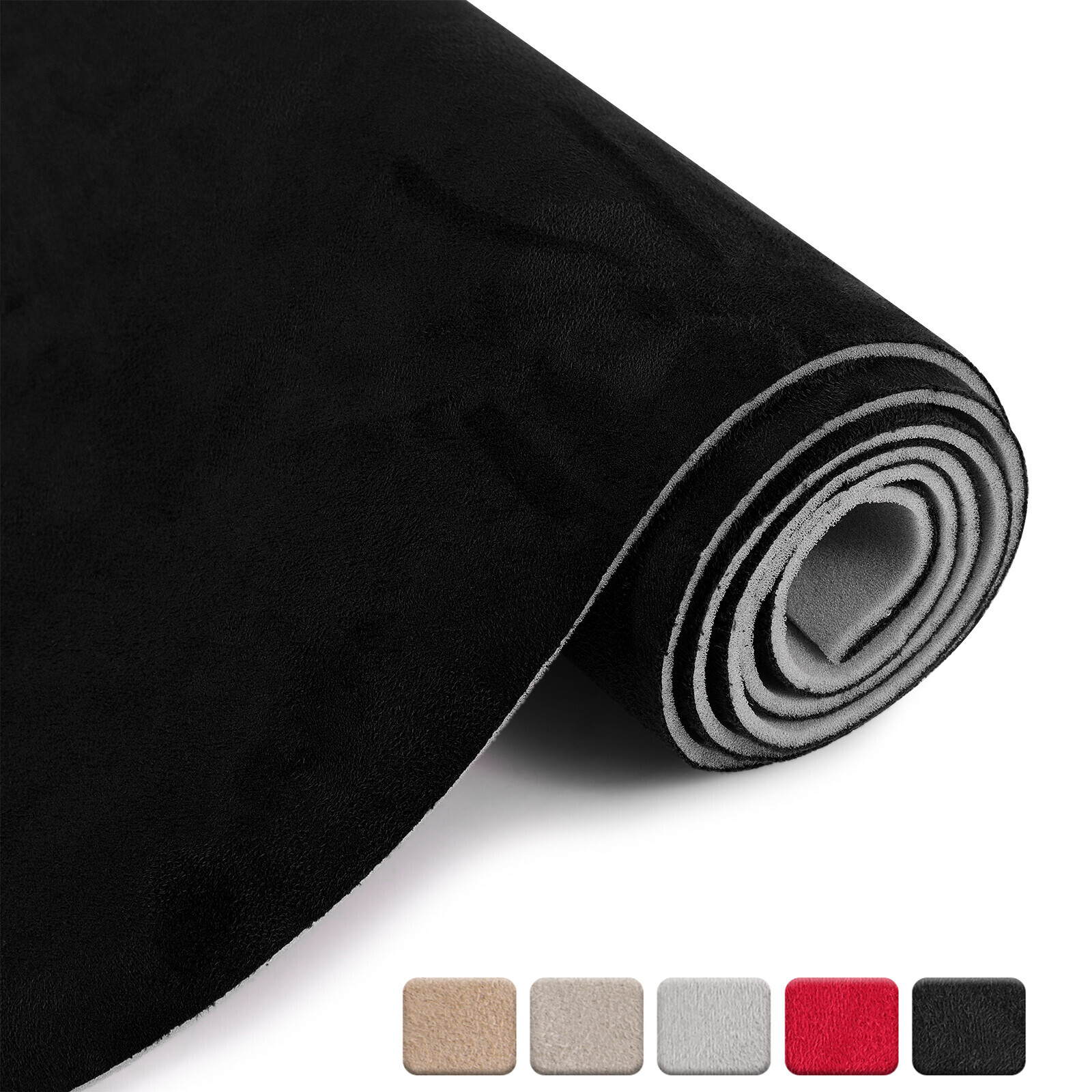 60''W Automotive Suede Headliner Fabric with Foam Backing Car DIY Replacement us