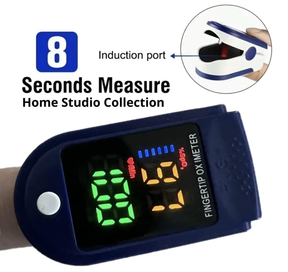 Finger Tip Pulse Oximeter LEDVblood Glucose Meter For Hospital Household Freship