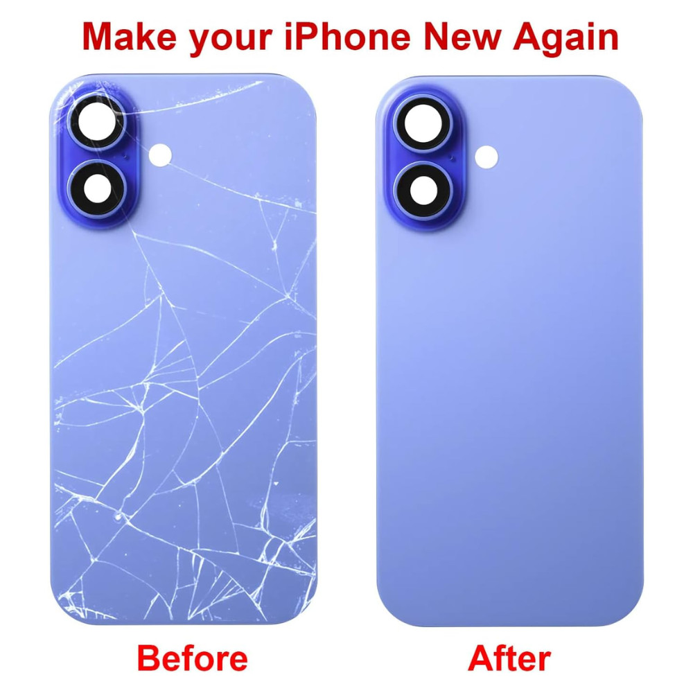 Back Glass Replacement Lot With Metal Magnet For iPhone 16/16 Plus/16 Pro Max