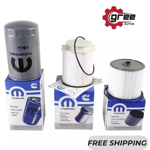 Mopar Diesel Fuel and Oil Filter Set for 2019-2021 Ram 2500 3500 4500 5500 6.7L