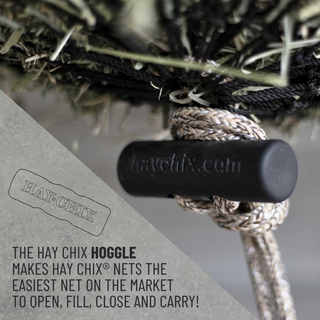 Hay Net for Horses | Slow Feed Hay Bag Feeder | Marine-Grade UV Treated Nylon |