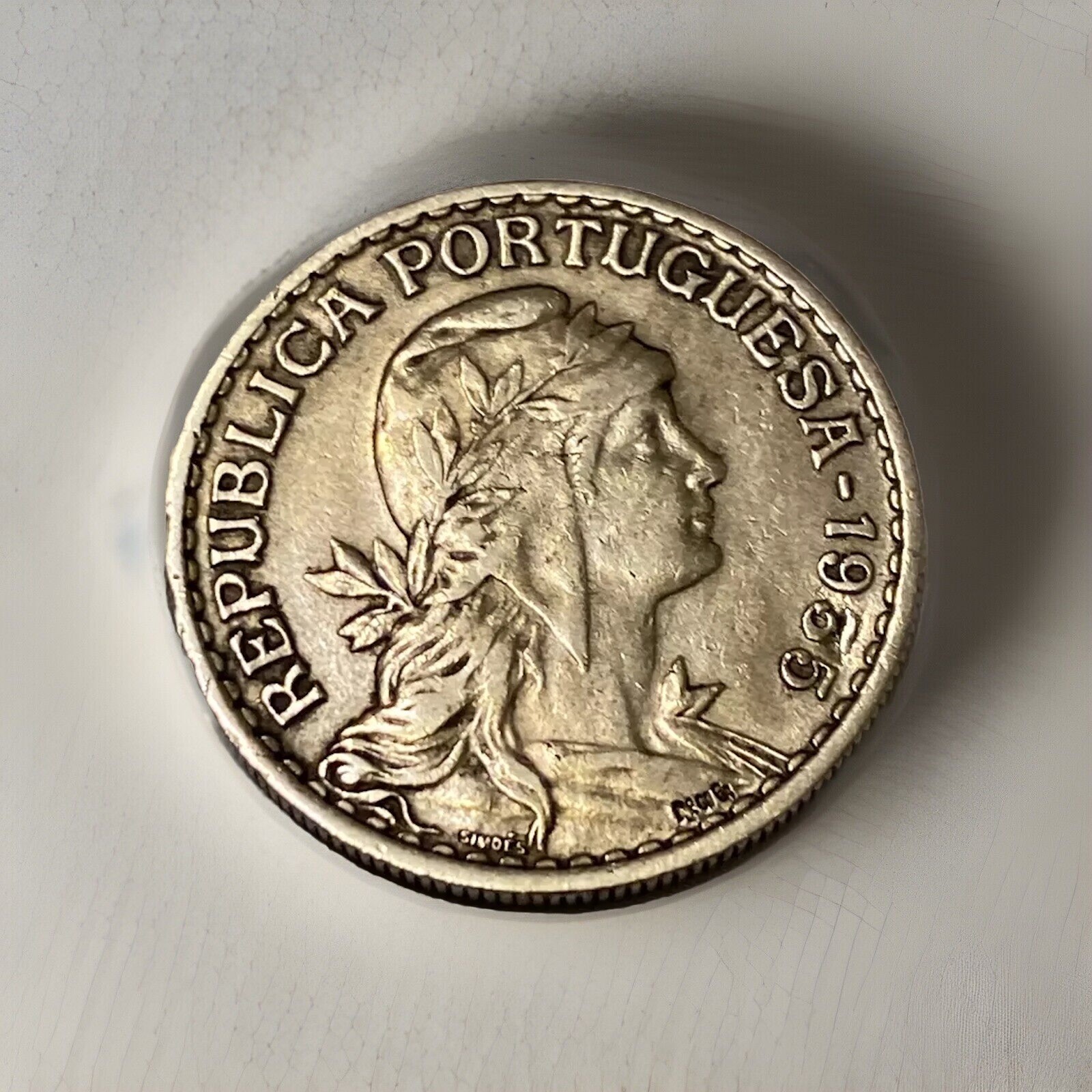 Rare Republica Portuguesa 1935 1 ESCUDO G3D