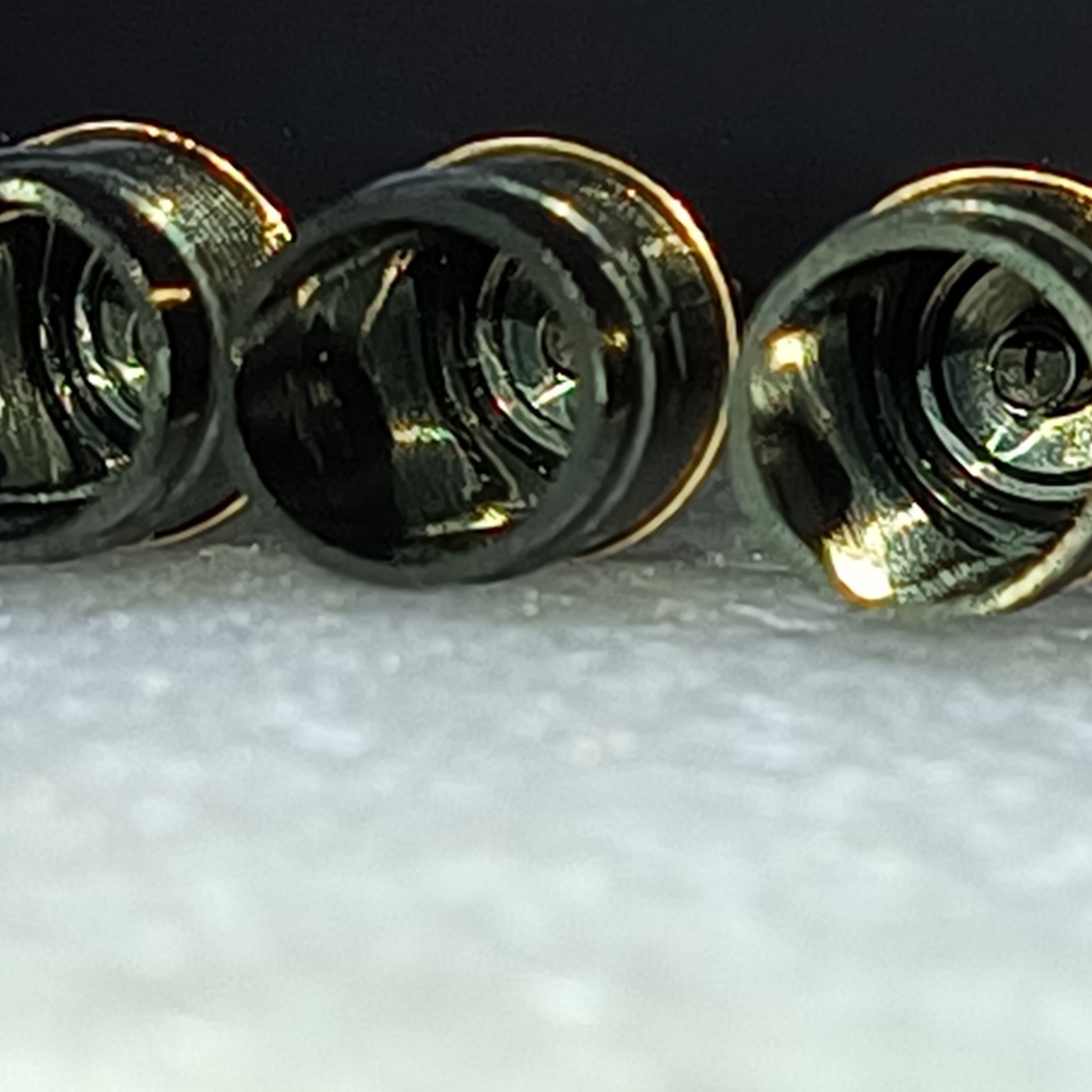 (1) Sheaffer Triumph Solid 14K Gold Stub Nib Unit, Section & Feed Touchdown Era