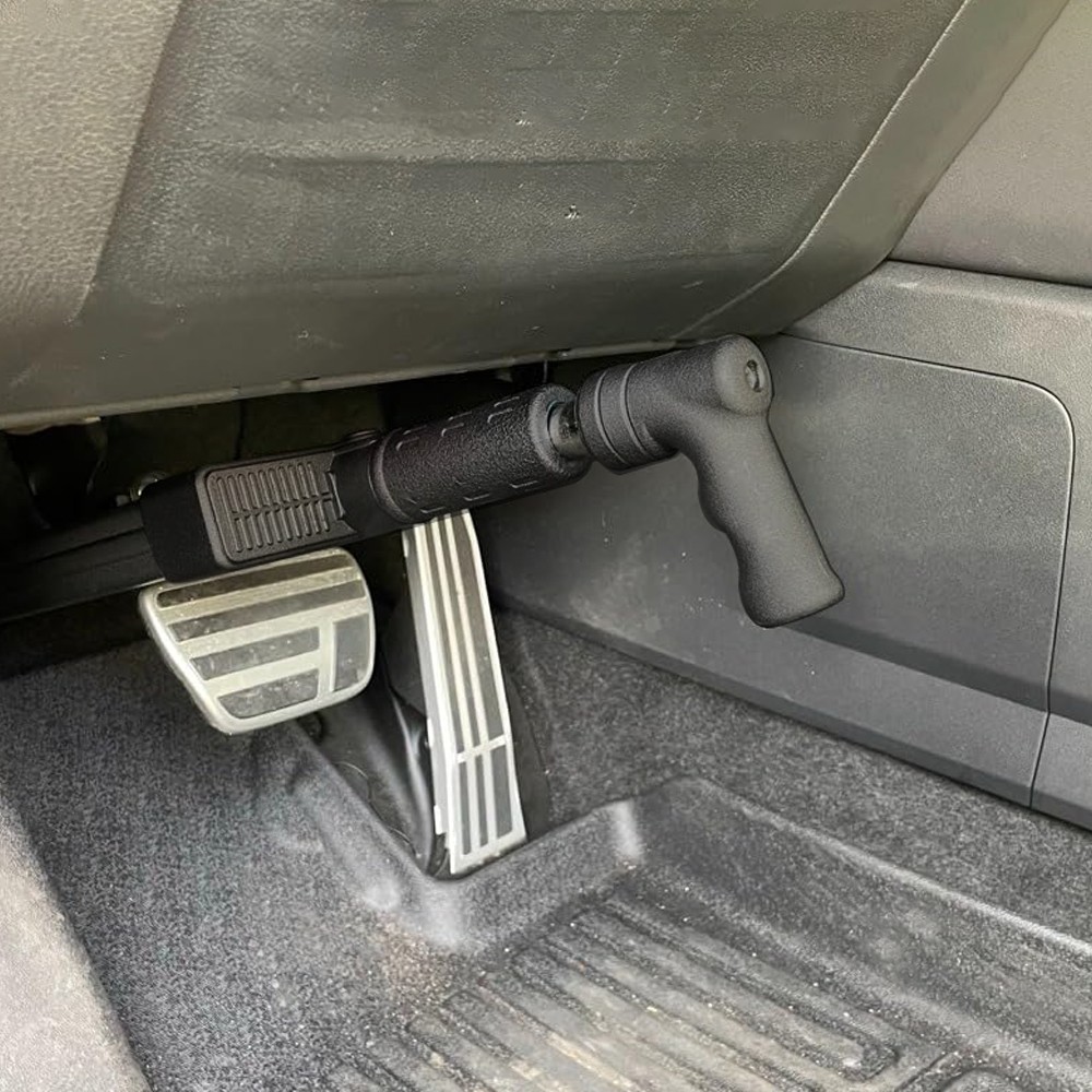 Multi-Function Car Safety Lock Brake Pedal Anti-Theft Device Clutch Lock +3 Keys