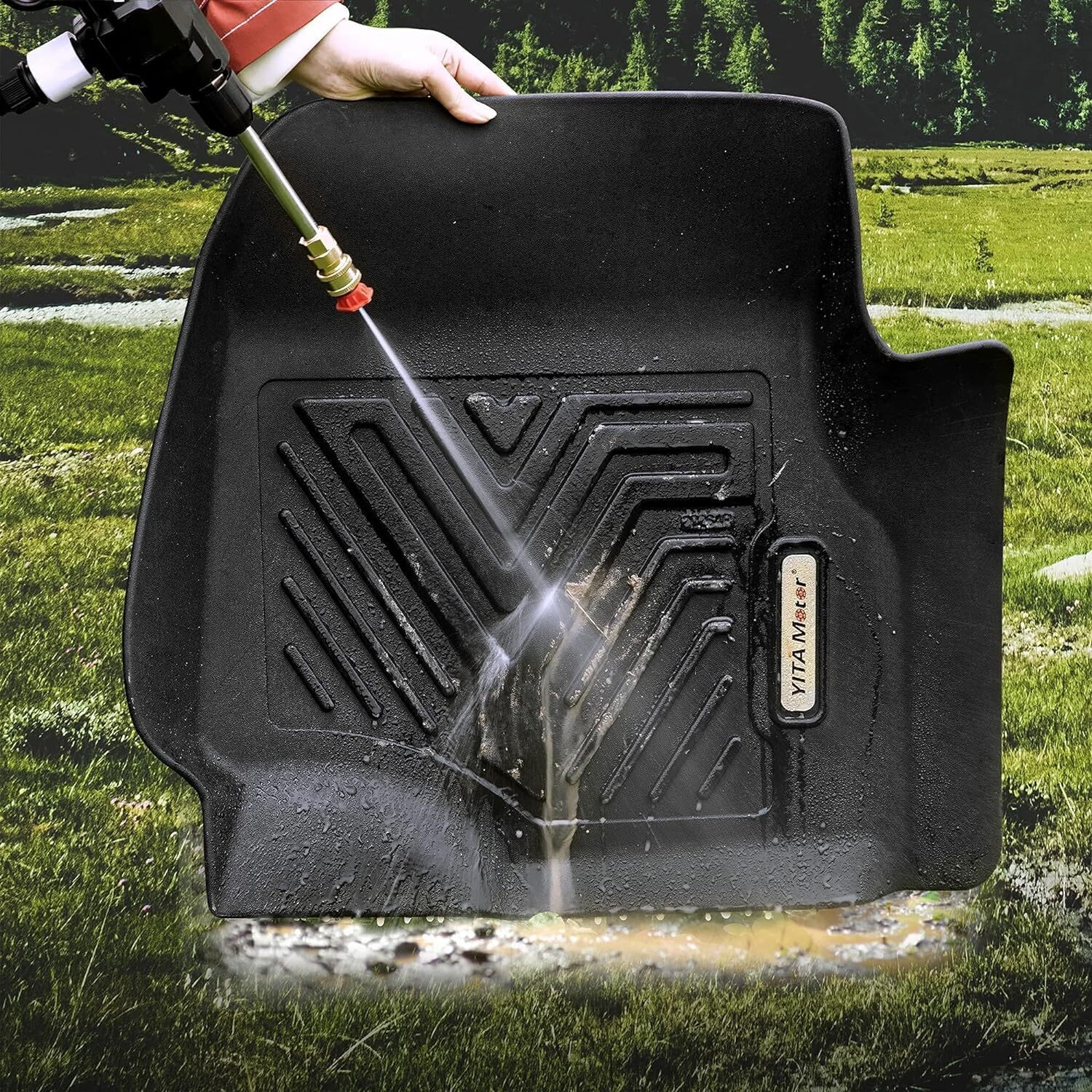 Floor Mats for 2019-2023 Chevy Silverado GMC Sierra 1500 2500HD 3500HD Crew Cab