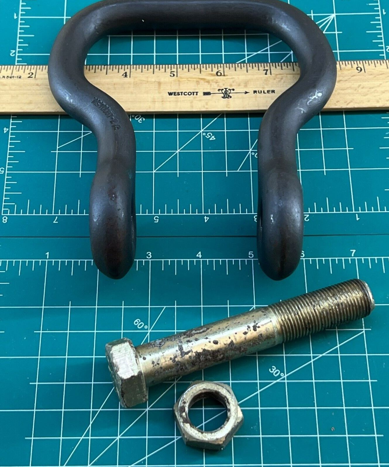 SHACKLE CLEVIS SUSPENSION ASSEMBLY STAMPED MS70087-2 GOVT SURPLUS N.O.S.