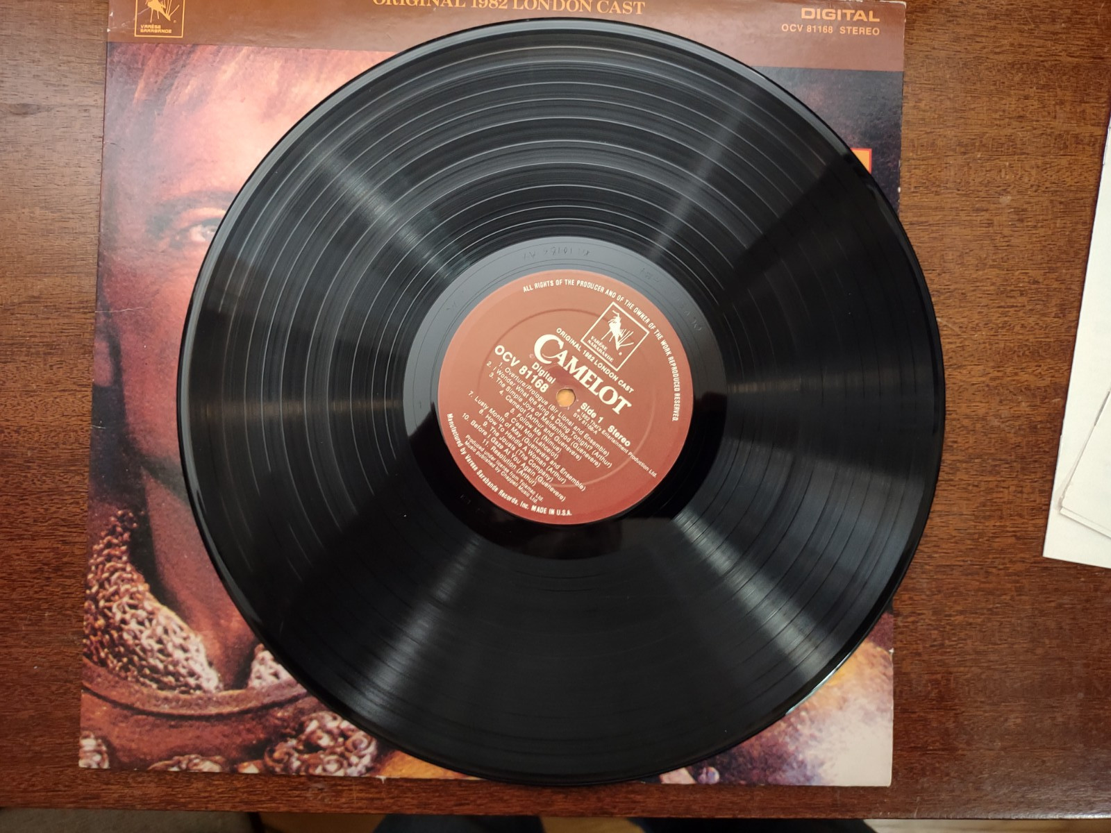 1983 CAMELOT Programs, Ticket Stubs & LP Record - Richard Harris Atlanta Fox