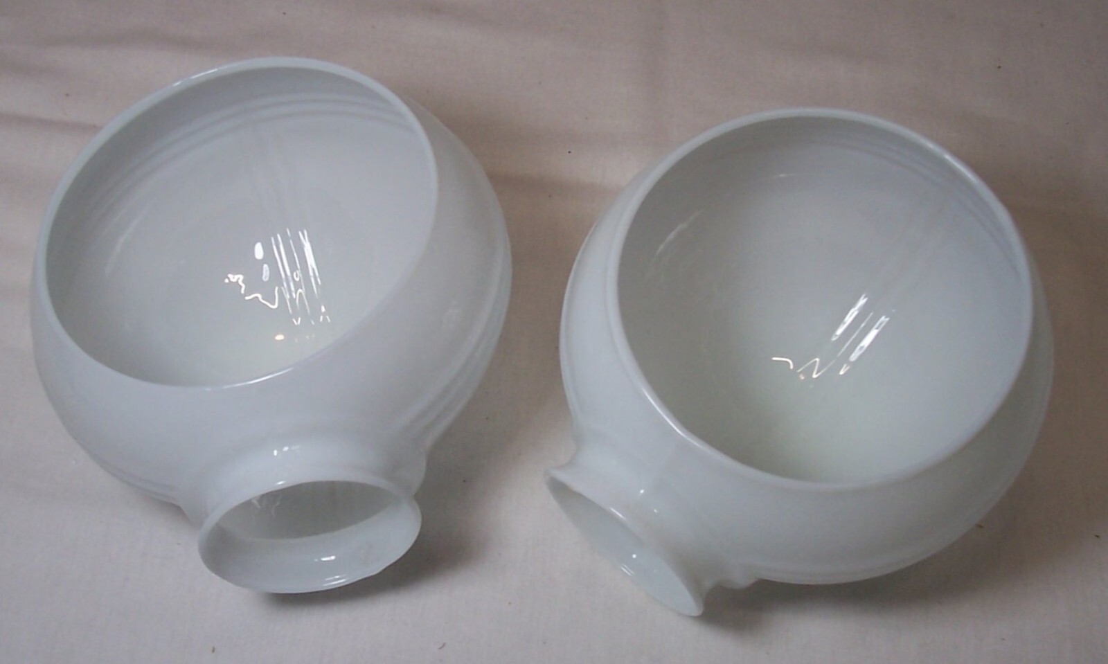 Antique Porcelain Sconce Pair Vtg Light Fixture Ceramic Art Deco Wired USA #F21