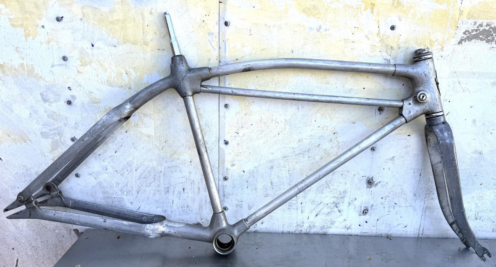 antique prewar Montgomery Wards DURALIUM men's frame set Monark Silver King