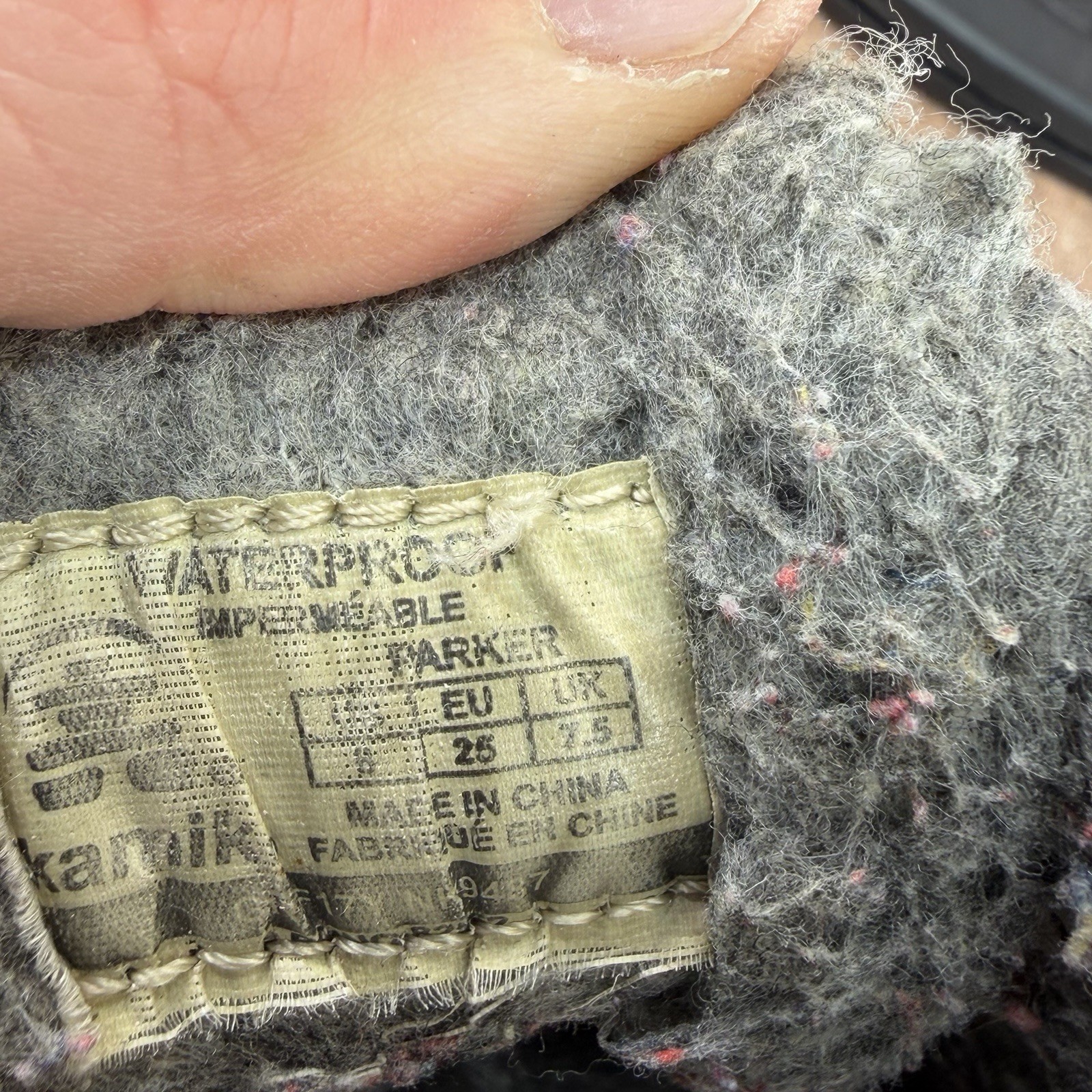 Kamik Parker Waterproof Winter Snow Boots Blue Boys Toddler Size 8