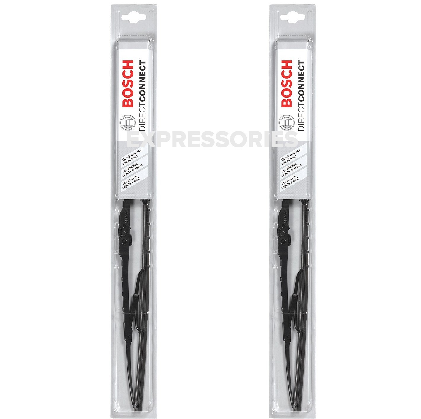 GENUINE BOSCH Wiper Blades 22"/20" Direct Connect Set of 2 (PAIR) "OEM Quality"