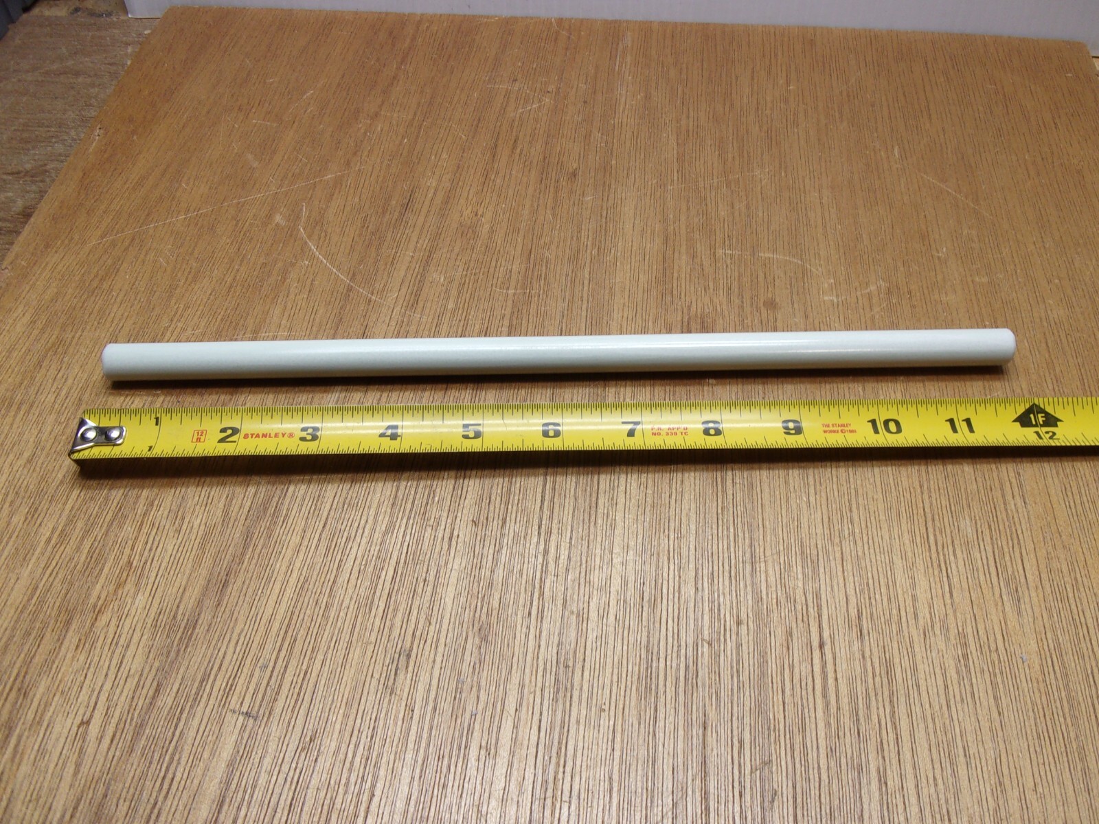 (Qty.2) 1/2" X 12" Fibergrate Fiberglass Dynaform Solid Rod Iso Natural