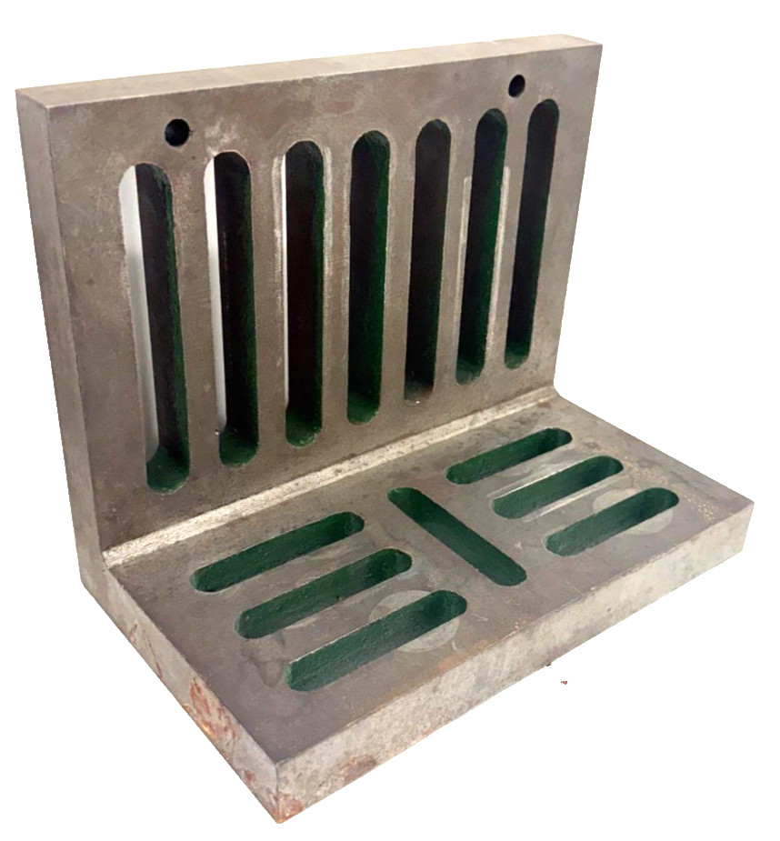 SLOTTED ANGLE PLATE 10 X 6 X 8" DEPTH 5" LOT OF 1
