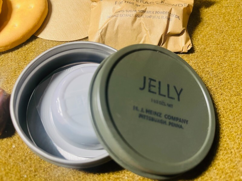 Late WWII OD C Ration SUPPER - Fully Edible, Reusable Historically Accurate