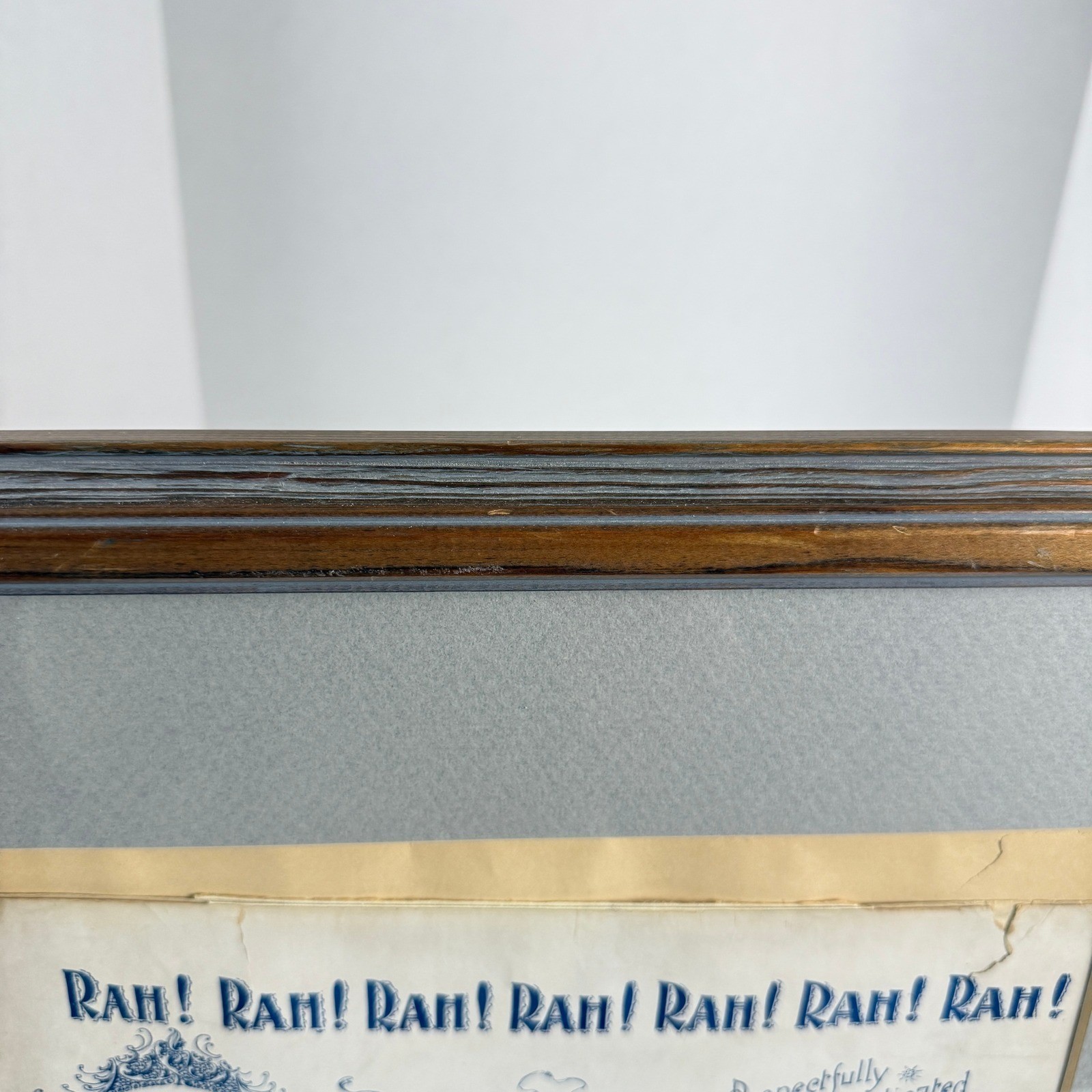 Antique Yale Society Two Step Framed Sheet Music c1900s Decor Music Room Office