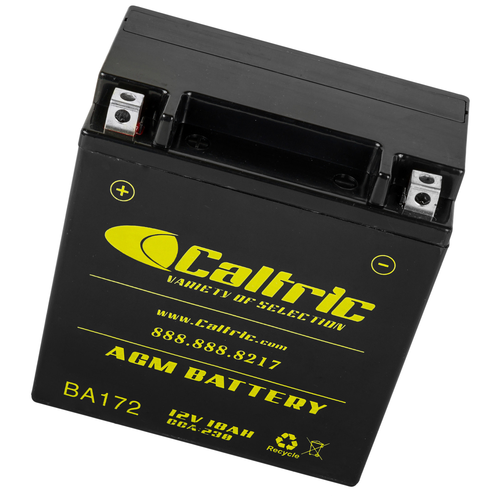 Caltric AGM Battery for Polaris 4012638 4013045 AGM Battery 12Volt 18 Ah