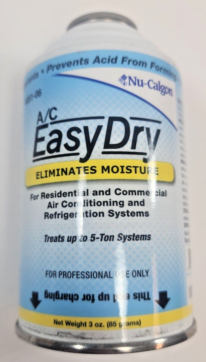 Nu-Calgon 4051-06 A/C EasyDry 3oz Eliminates Moisture (Up to 5 Ton Systems)