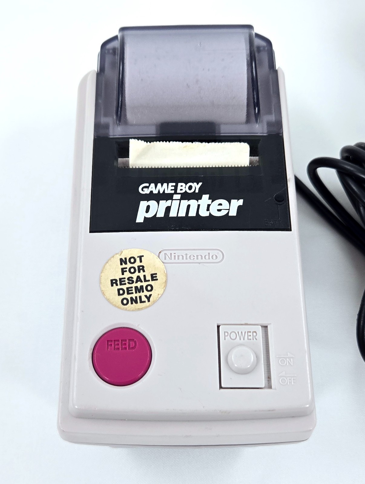 GAME BOY PRINTER STORE DEMO UNIT Extremely Rare AC Adapter Display Nintendo NFR