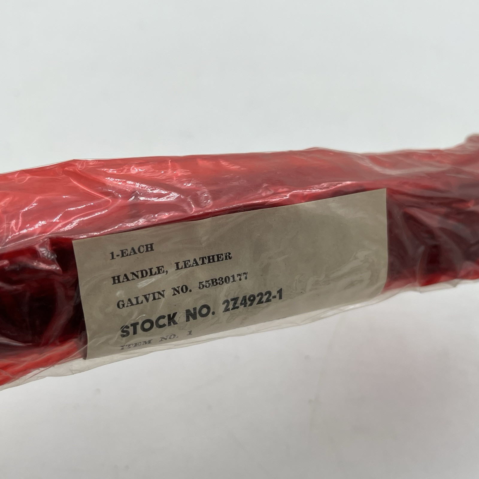 Machinist Tool Chest Box REPLACEMENT LEATHER HANDLE Antique VTG NOS 1945 WW2 New