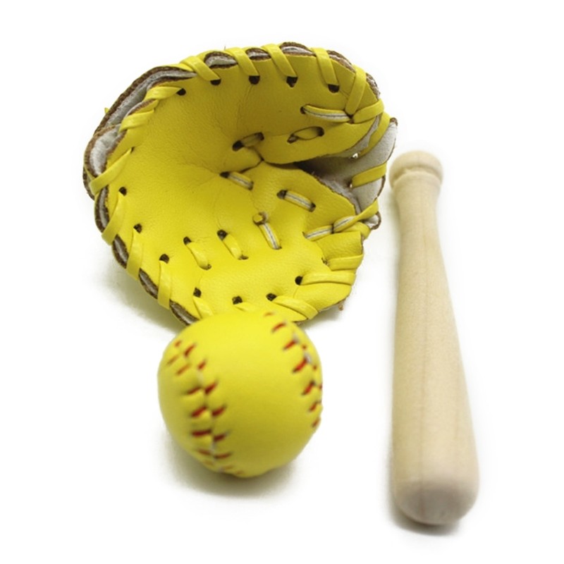 Newborn Photography Props Baby Cute Mini Softball Baseball with and Glove