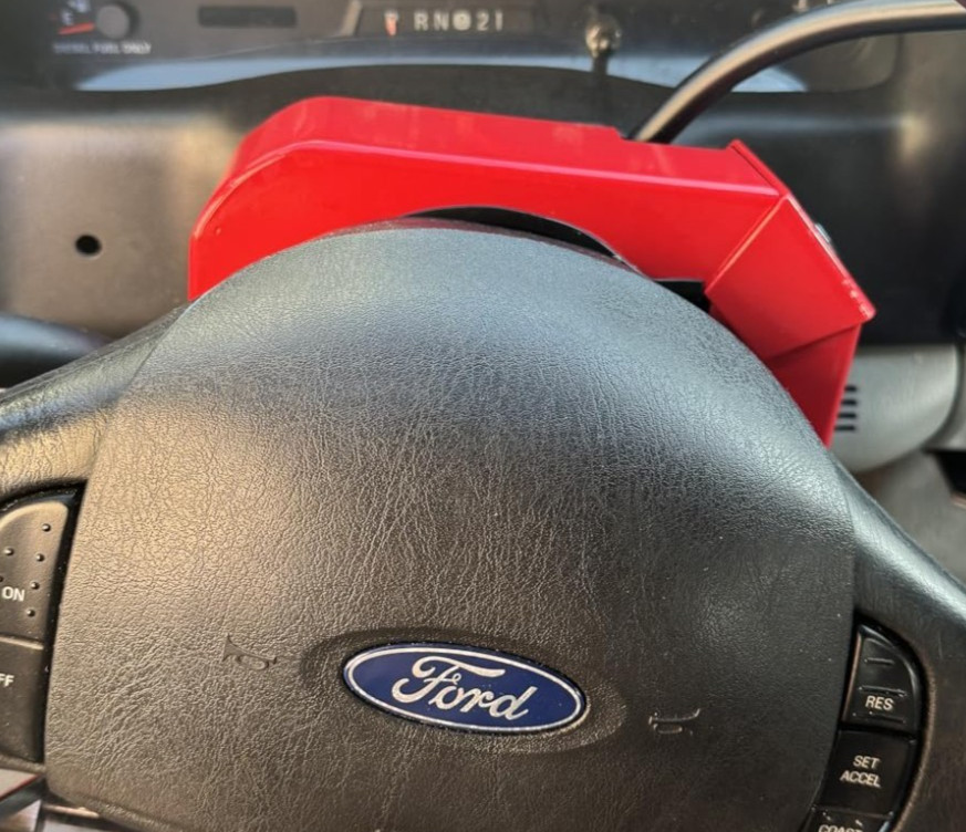 Steering Column LOCK Guard: FITS Ford F150, F250, F350 (1991-2002) Pickup Trucks
